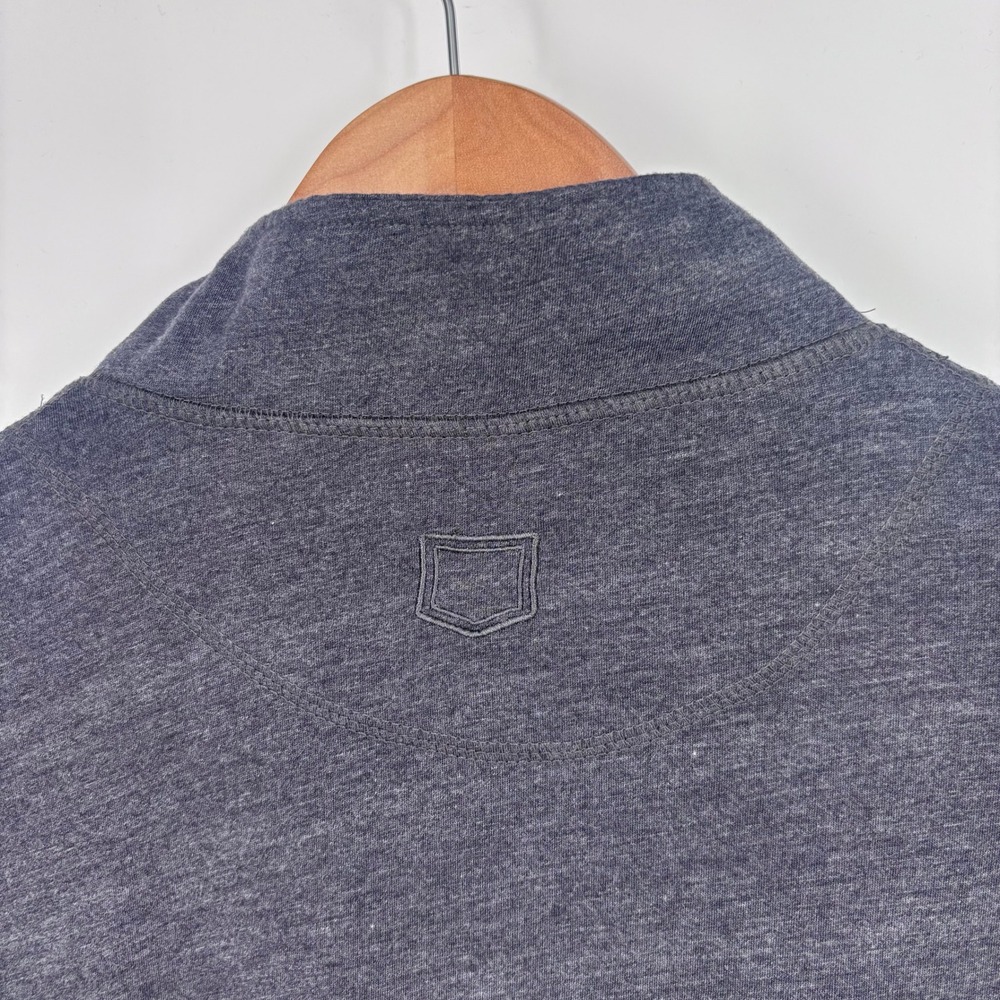SCOTTEVEST SeV SJ QZIP 1/4 Zip Pullover Men XXXL Grey Travel Hidden Pocket *FLAW - Picture 9 of 11